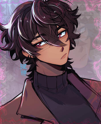 colored shaded sketch