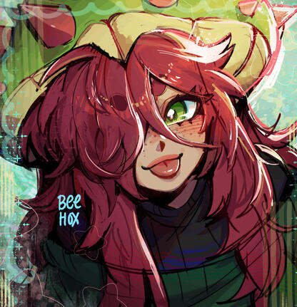 colored shaded sketch