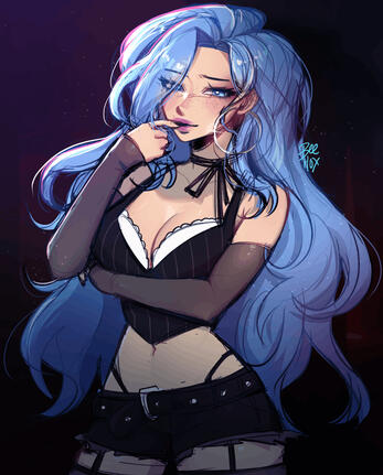 colored shaded sketch