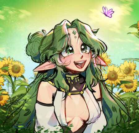 colored shaded sketch