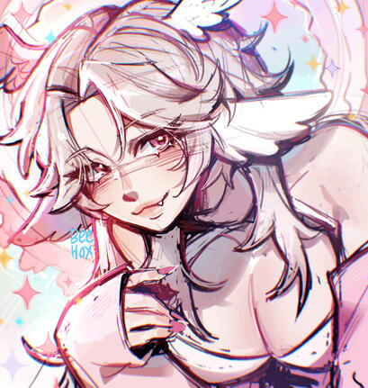 colored shaded sketch